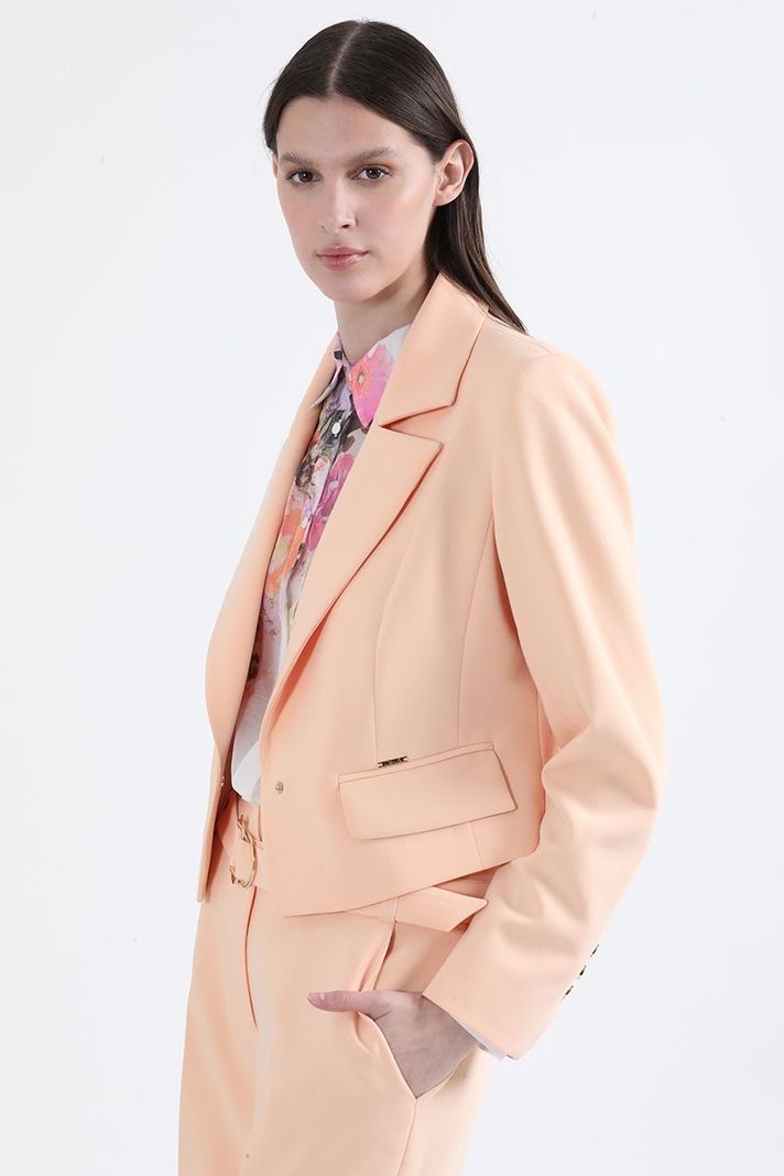 Blazer Cropped, Durazno Liola-2