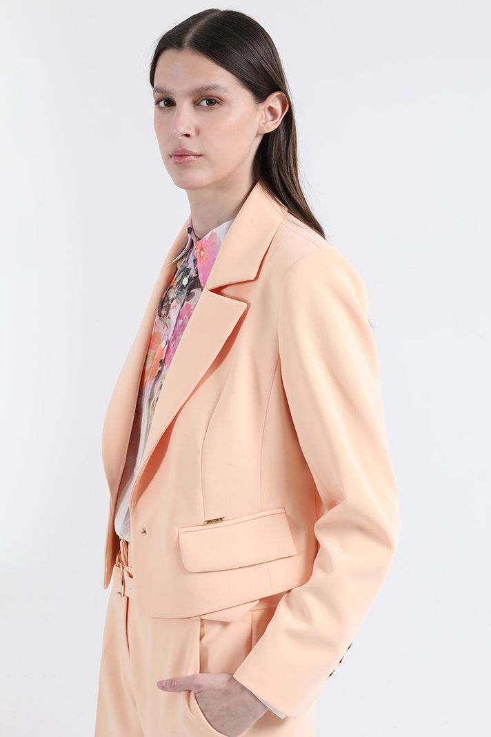 Blazer Cropped, Durazno Liola-4