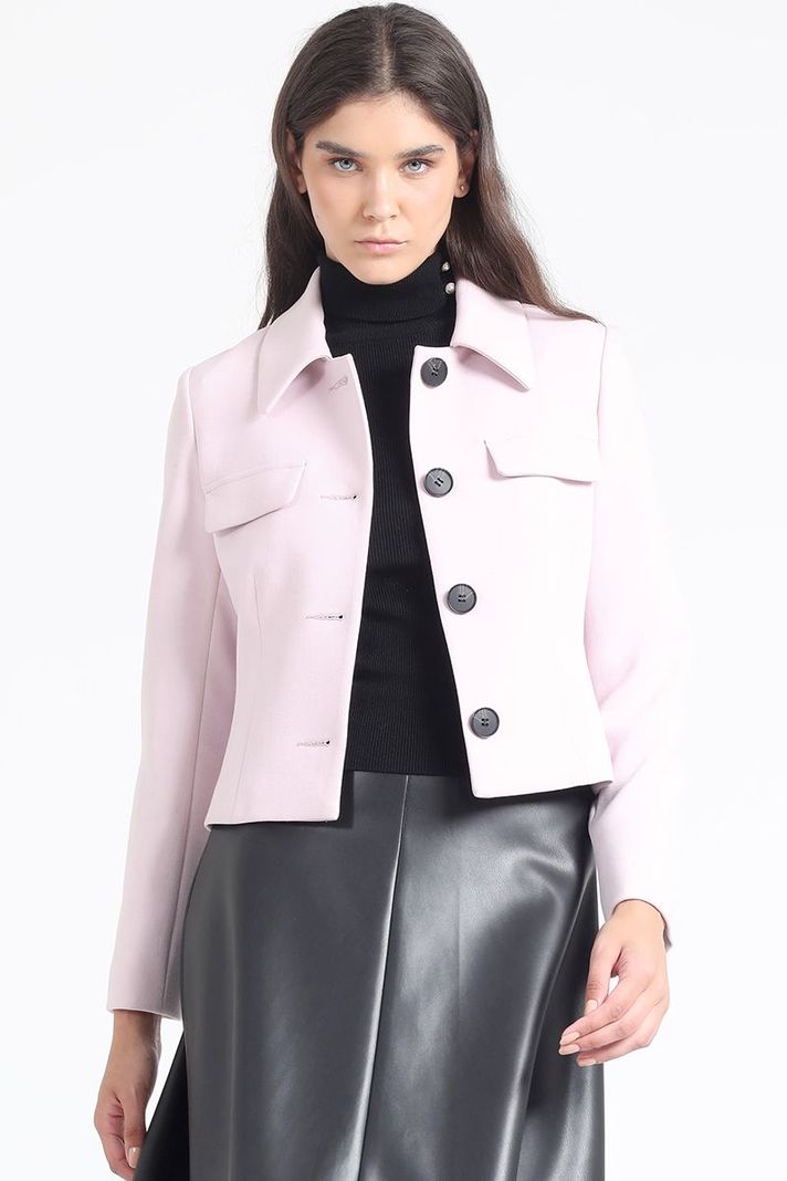 Chaqueta Crop Tapeta Decorativa, Rosa Liola-0