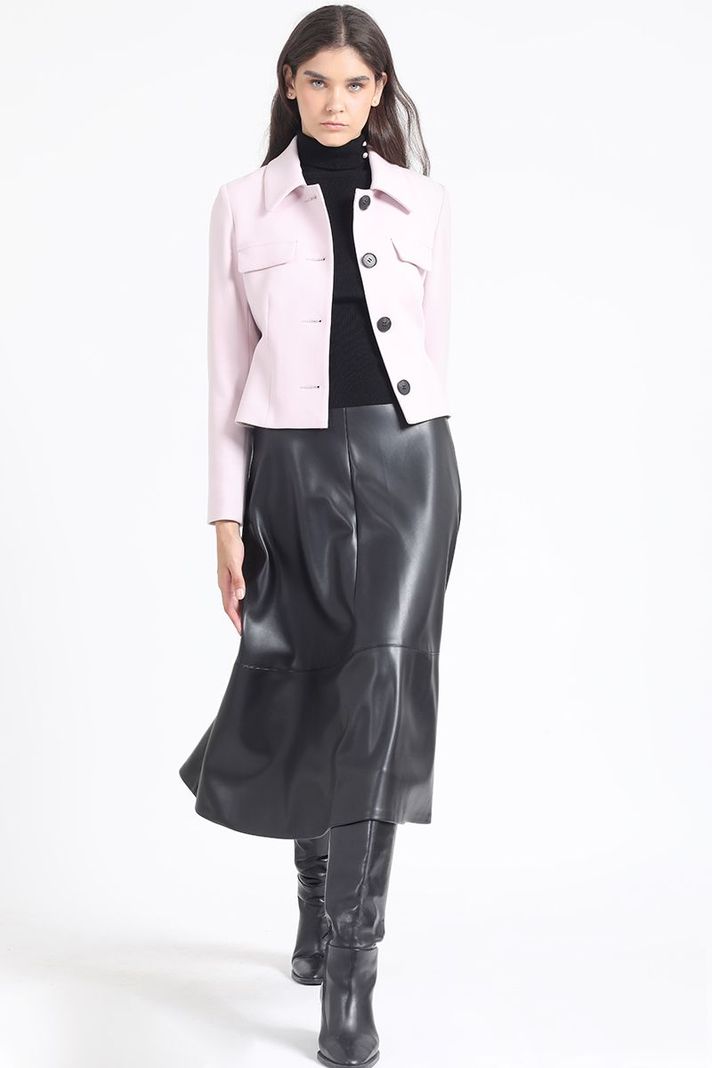 Chaqueta Crop Tapeta Decorativa, Rosa Liola-1