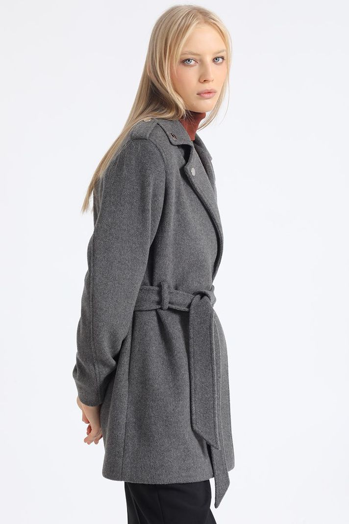 Chaqueton Motoquero, Muflon Melange, Gris Liola-2