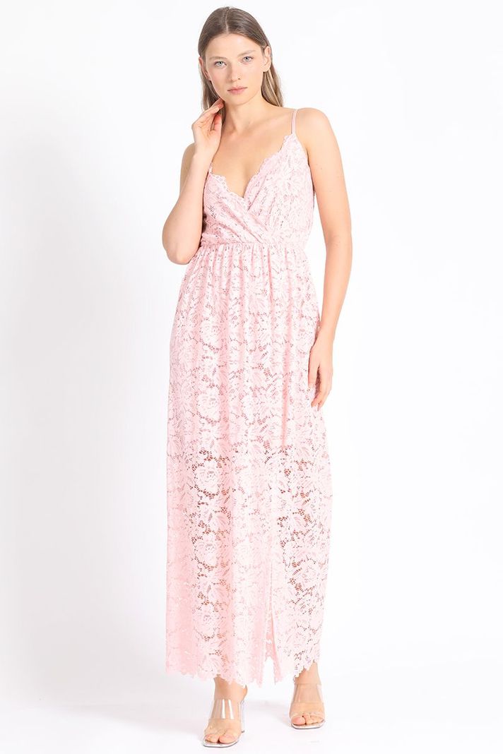 Vestido Maxi Rosa Liola-3