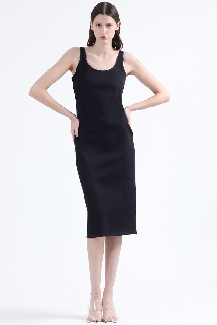 Vestido Midi, Indigo Liola-2