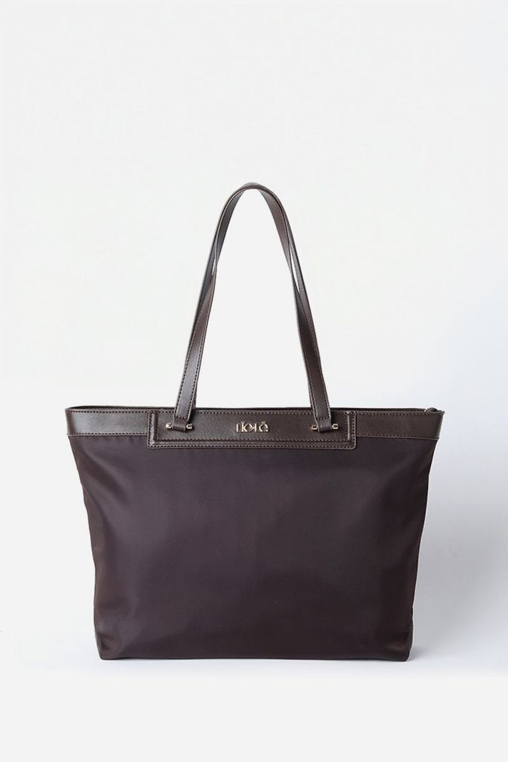 Bolso Tela, Multifuncional Para Laptop, Chocolate Liola-1