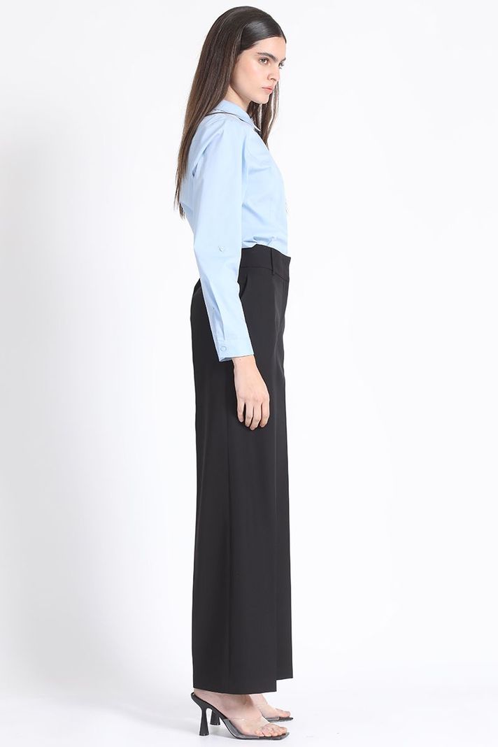 Pantalon Regular Básico Negro Liola-2