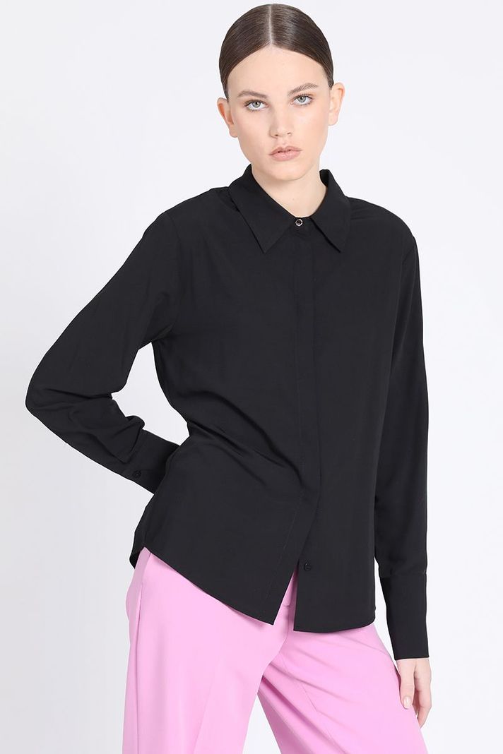 Camisa Basica, Negro Liola-4