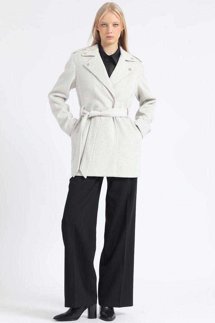 Chaqueton Motoquero, Muflon Melange, Beige Liola-1