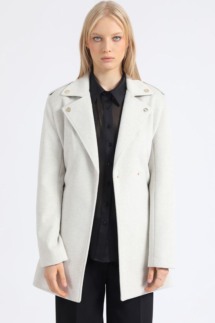 Chaqueton Motoquero, Muflon Melange, Beige Liola-3