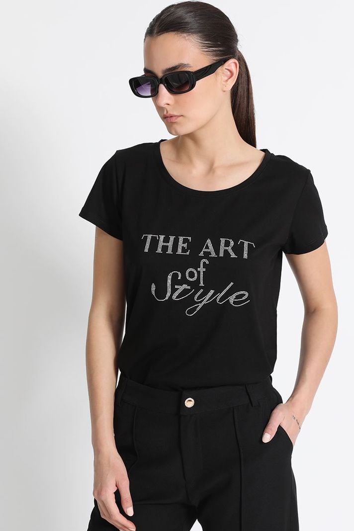 Polera Letras Negra Liola-0
