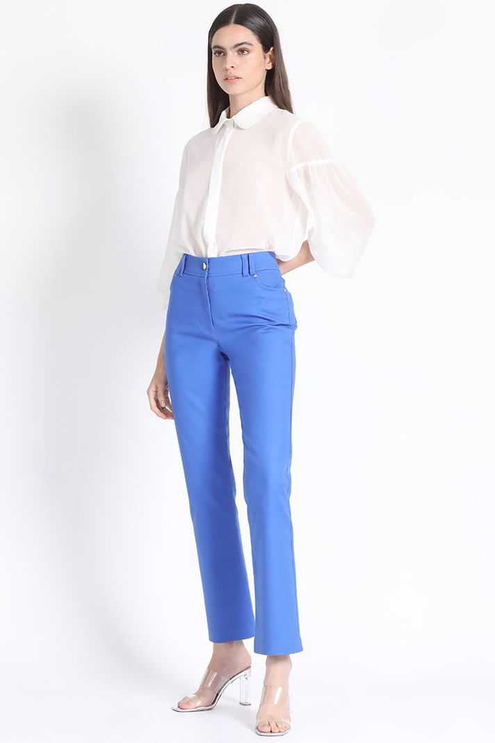 Pantalon Recto Gabardina Falla Oceano Liola-1