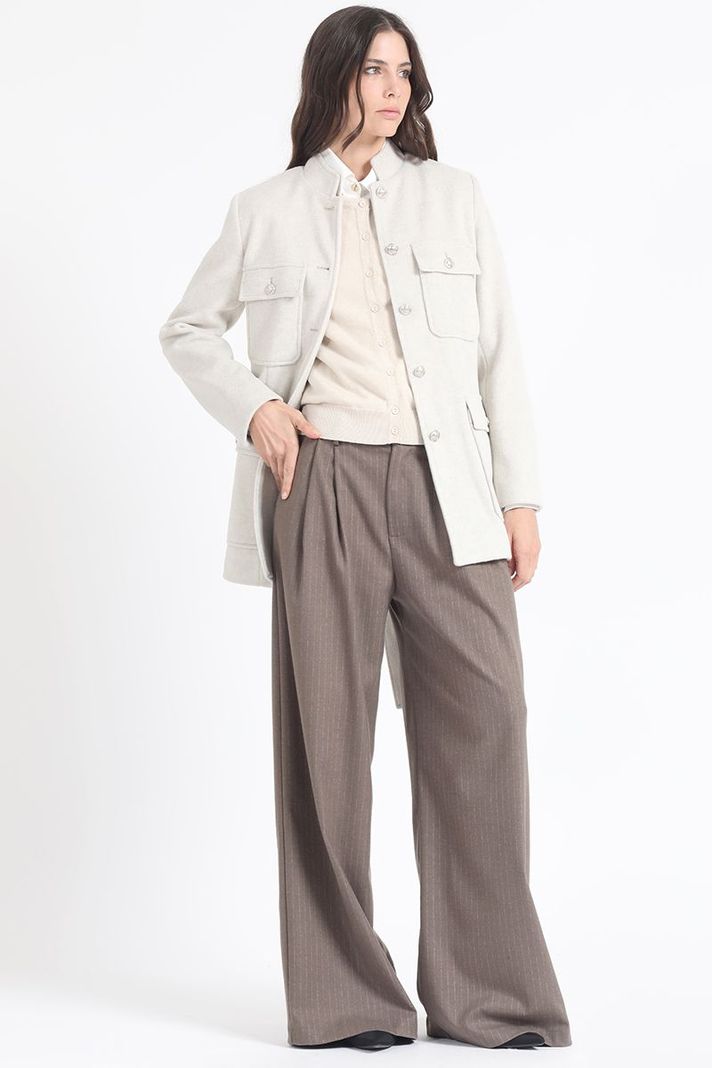Chaqueton Cargo, Muflon Melange, Beige Liola-1