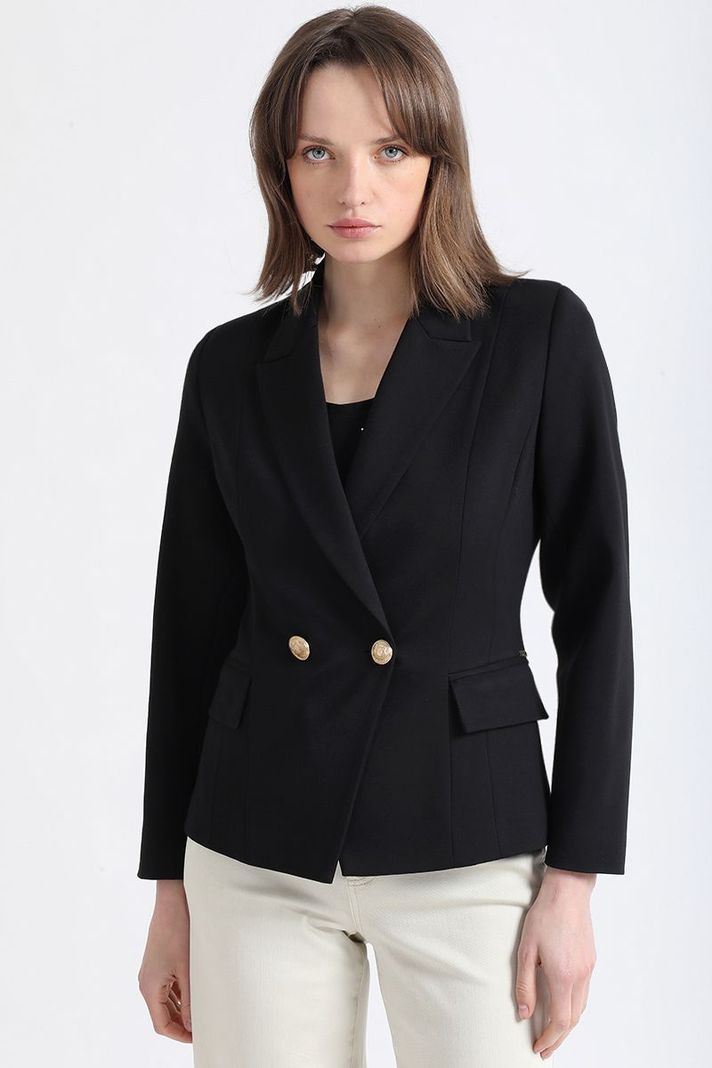Blazer Cruzado, Negro Liola-0