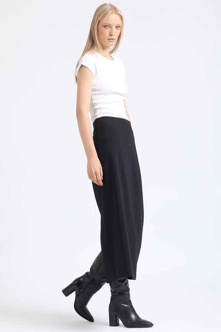 Falda Tubo Midi, Negro Liola-3