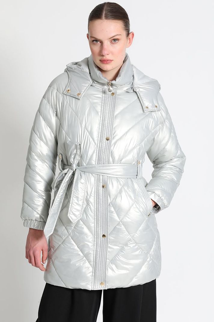 Parka Plateada Liola-0