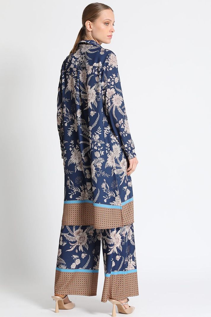 Tapado Estampado Azul Liola-4