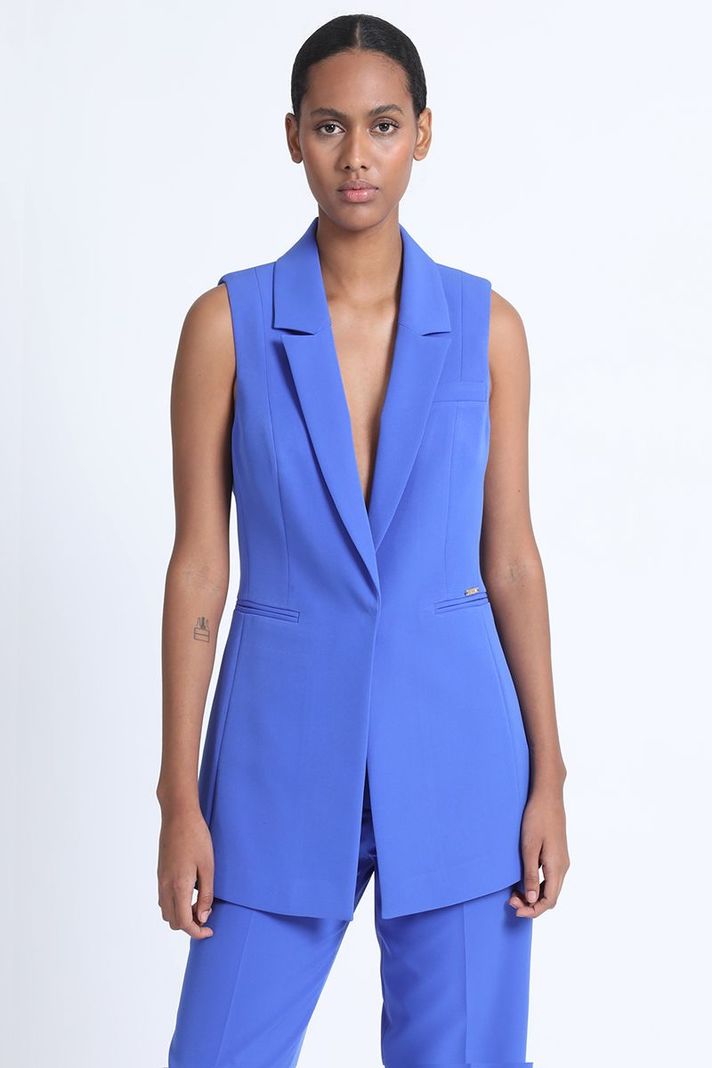 Blazer Sin Mangas Oceano Liola