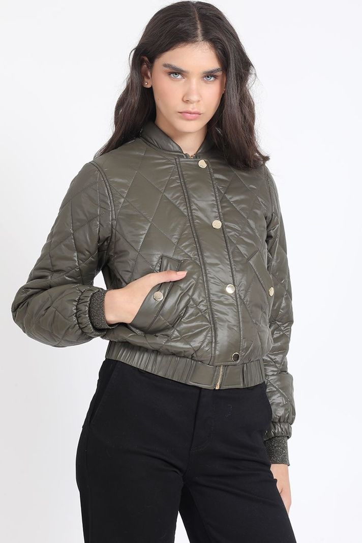 Parka Corta Bomber, Militar Liola-0