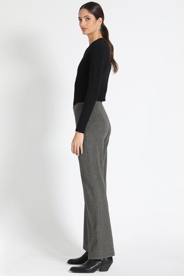 Pantalón Sastre Fantasia Gris Liola-2