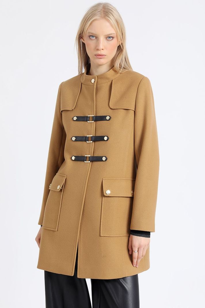 Chaqueton Tipo Montgomery, Muflon Camel Liola-0