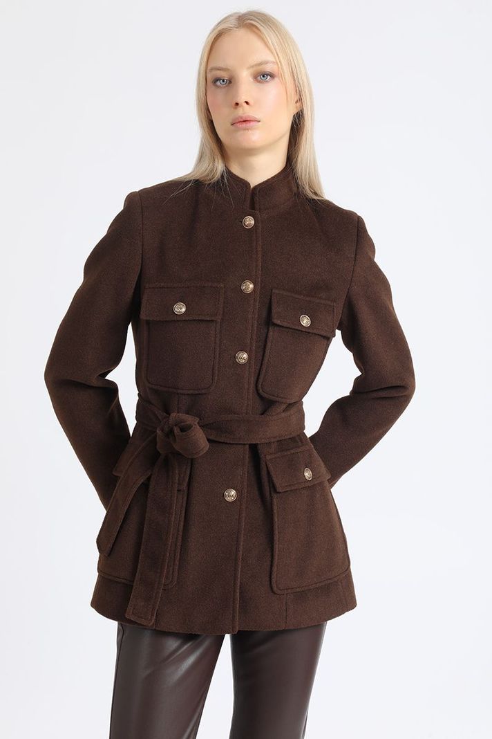 Chaqueton Cargo, Muflon Melange, Chocolate Liola-2