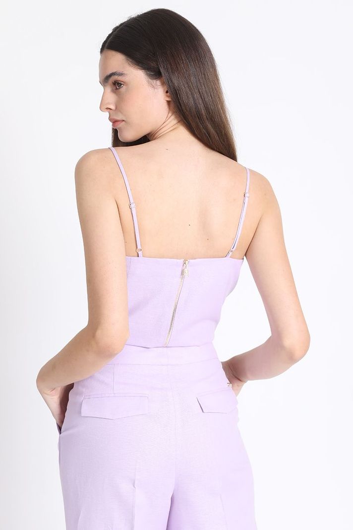 Top Crop Corse Lino Lila Liola-4