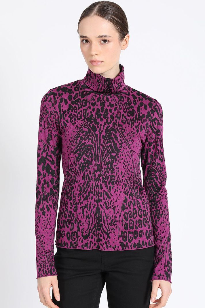 Beatle Estampado Leopardo Negro Liola