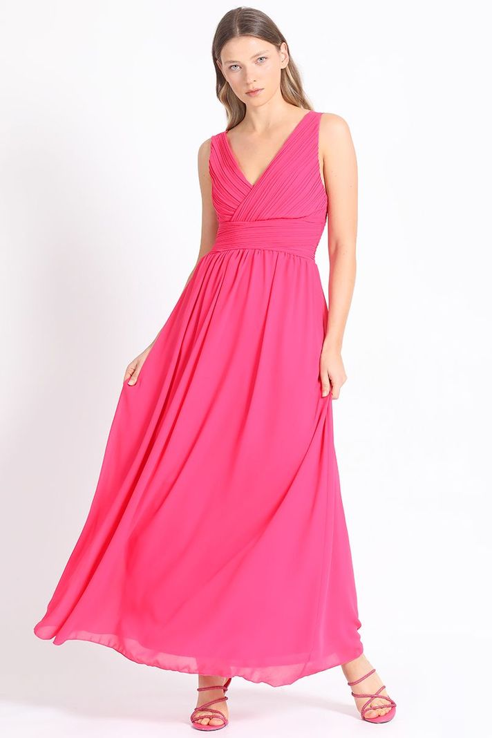 Vestido Maxi Fucsia Liola-0