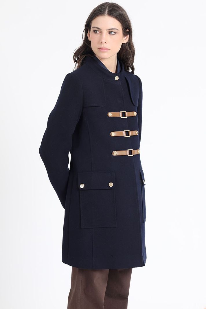 Chaqueton Tipo Montgomery, Muflon Azul Marino Liola-3