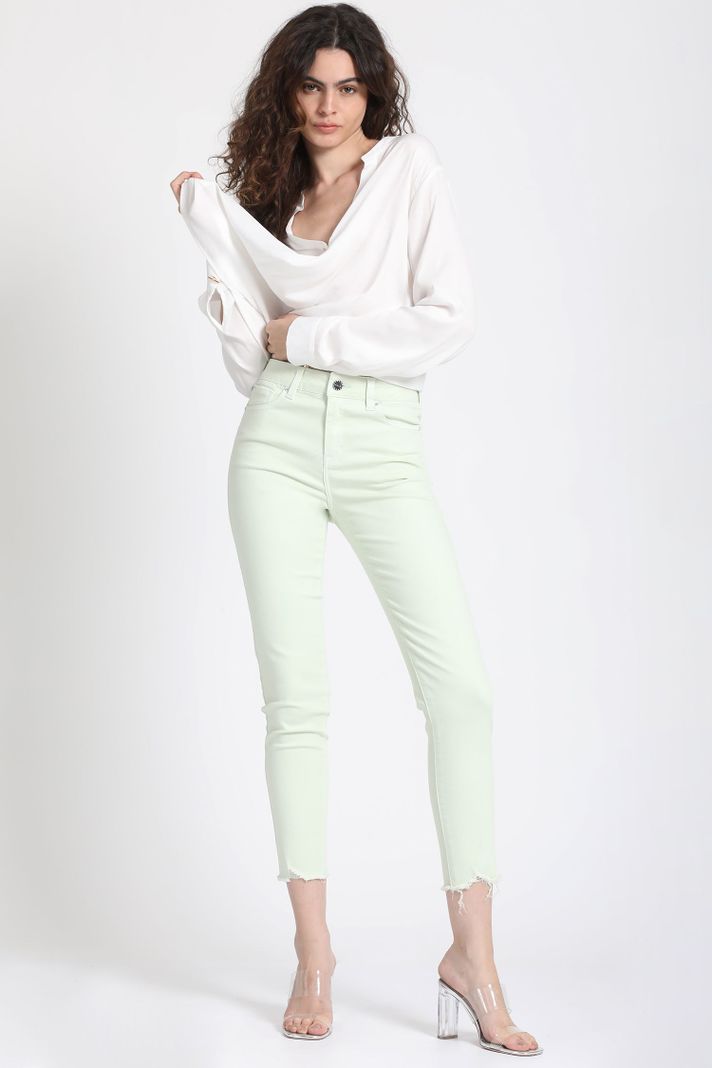 Pantalon Pitillo Push Up, Pistacho Liola