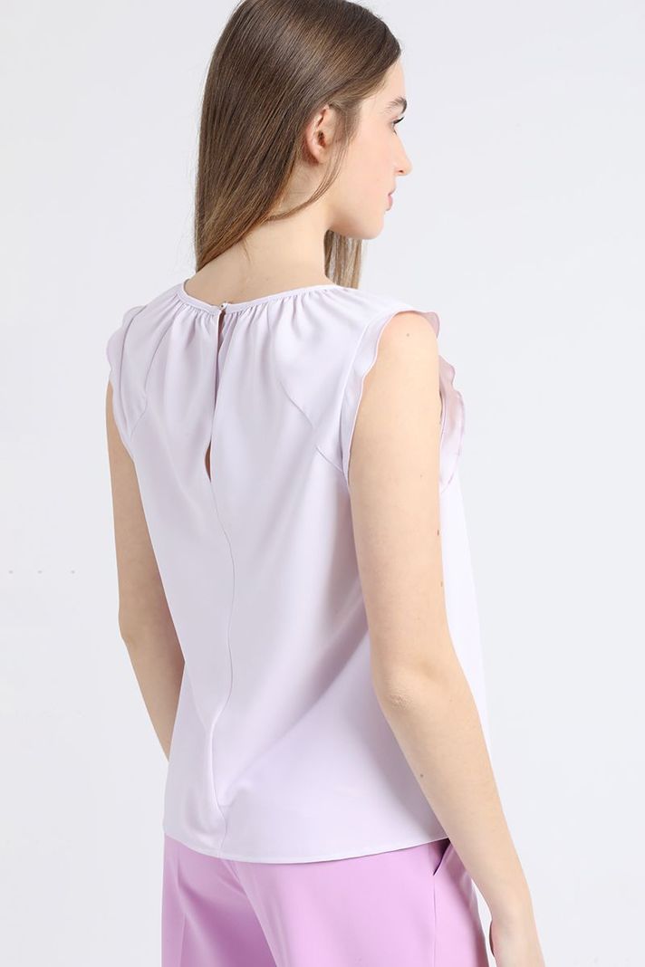 Blusa Volantes Romantico, Lila Liola-2