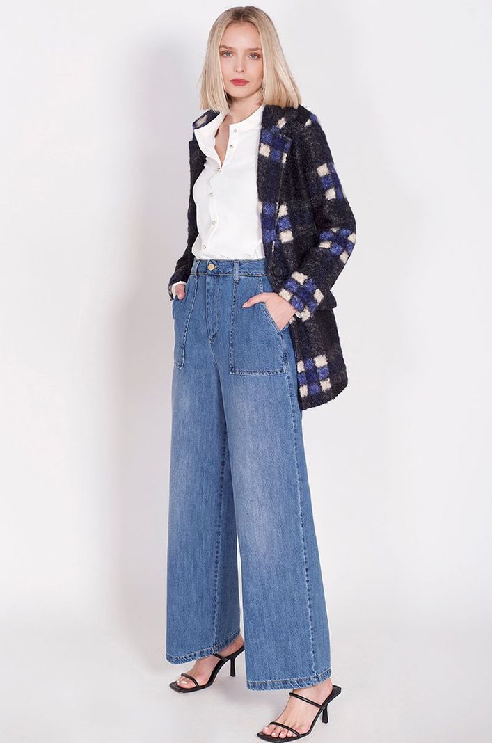 Jeans Denim Palazzo Azul Liola-0