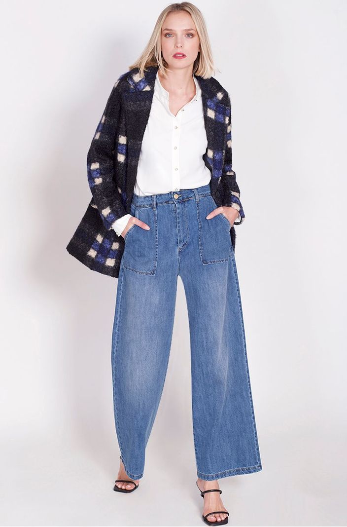 Jeans Denim Palazzo Azul Liola-1