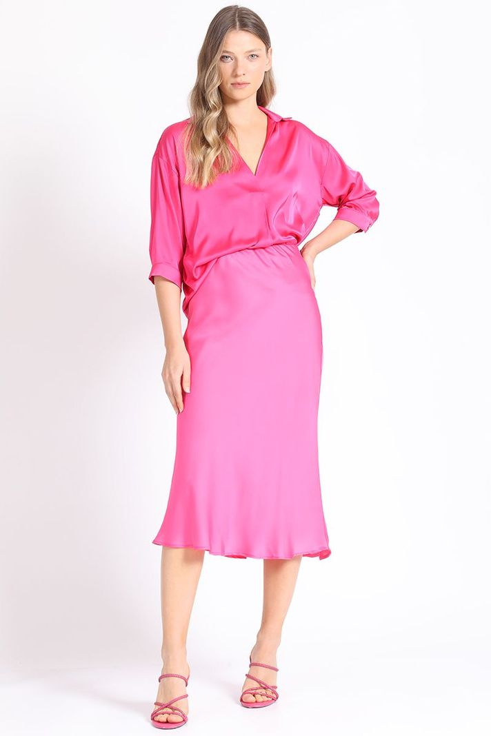 Falda Maxi Fucsia Liola-3