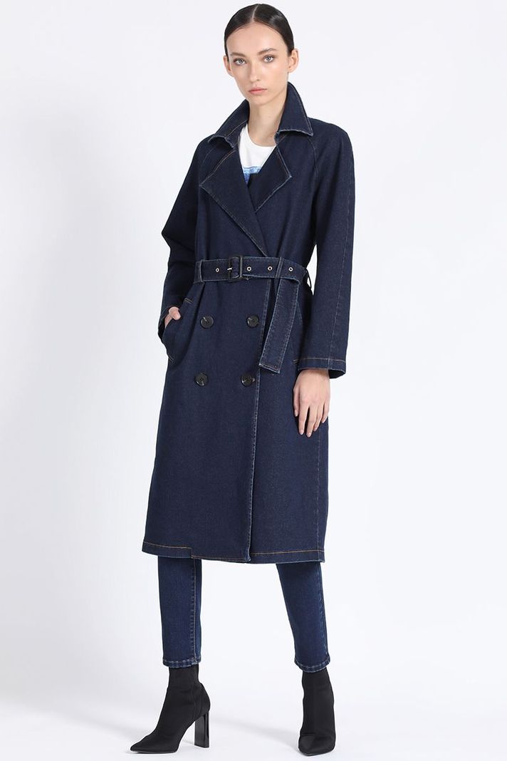 Trench Denim Fantasia, Indigo Liola-1