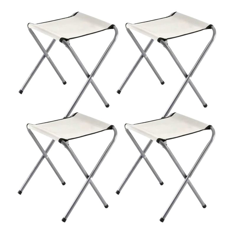Mesa Aluminio Plegable de 120 x 60 x 70 Blanca + 4 pisos-1