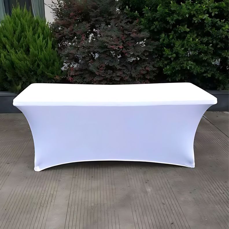 Funda Mantel Spandex Blanco 150cm x 75cm x 75cm-2