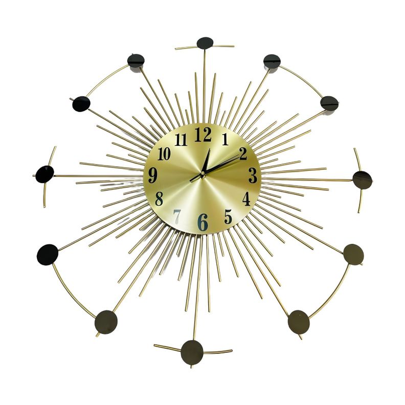 Reloj Metálico de Pared con Diseño Exclusivo-0