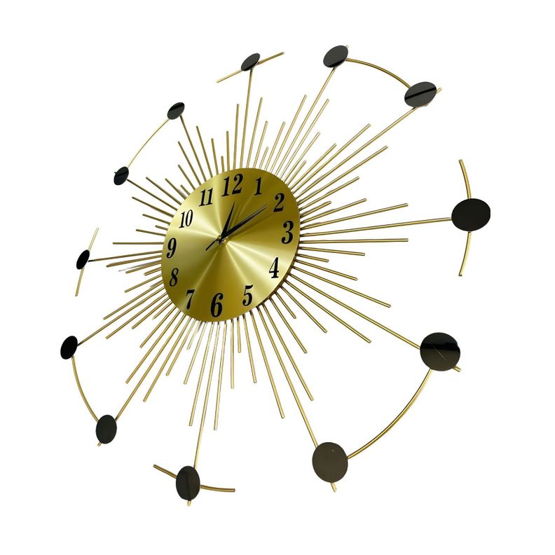 Reloj Metálico de Pared con Diseño Exclusivo-1