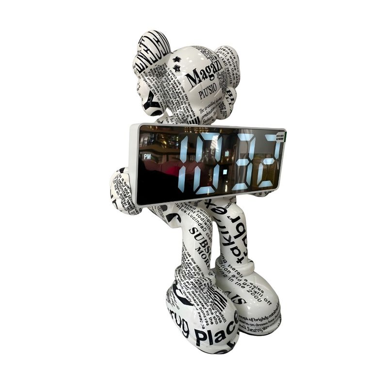 Reloj Despertador KAWS Blanco-0