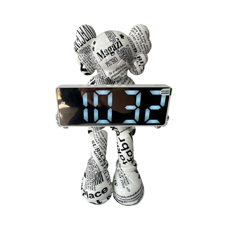 Reloj Despertador KAWS Blanco-1