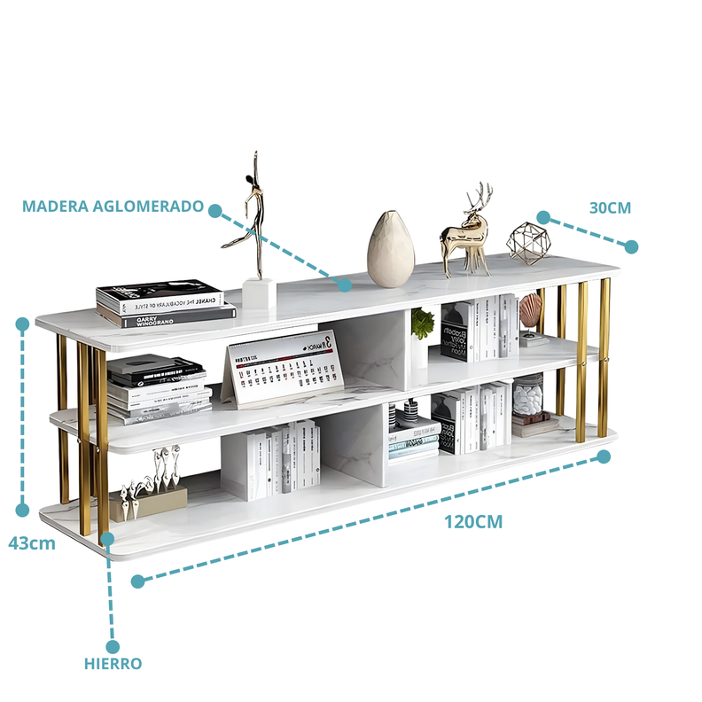Rack para Tv o Mesa de Centro Modelo Exclusivo Color Blanco-2