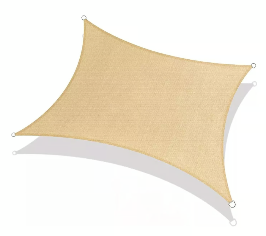 Toldo Vela Sombra de 3.5x5 Rectangular Color Beige-0