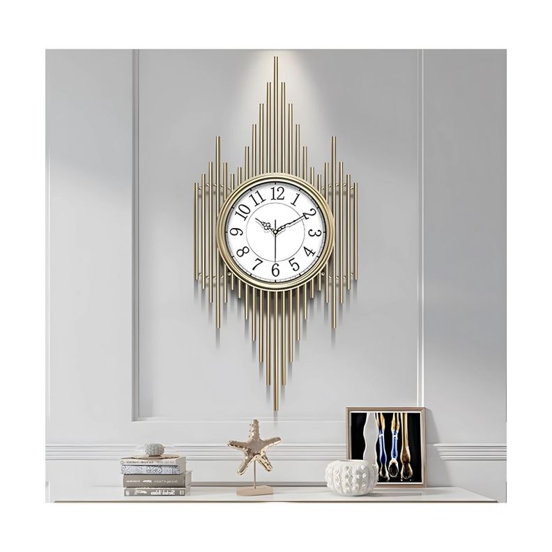 Reloj Metálico de Muro con Diseño Exclusivo-1
