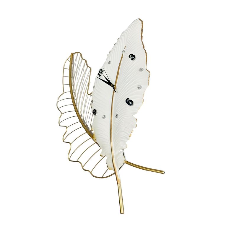 Reloj Metalico Diseño Hoja de 78cm x 55cm-1