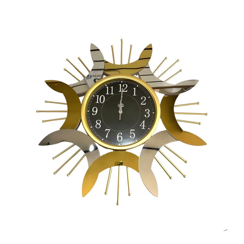 Reloj de Muro Metálico Estilo Sol-0