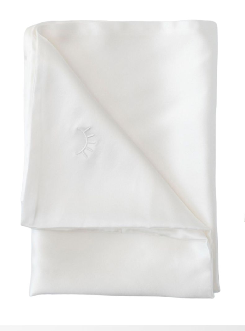 Funda 100% Seda de 25mm King Blanca-0