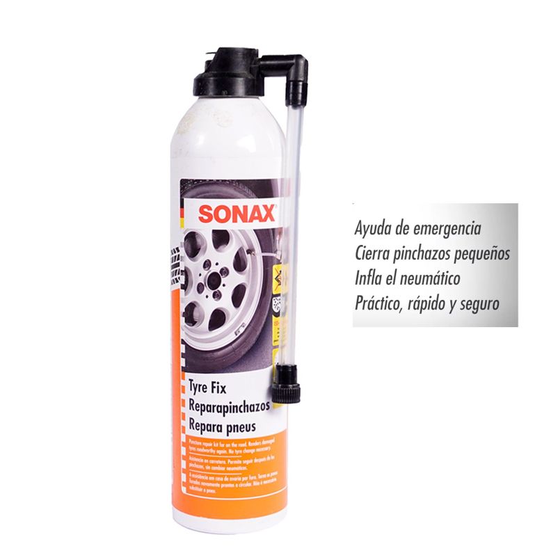Repara Pinchazos SONAX 400ml Solución Rápida para Emergencia-3