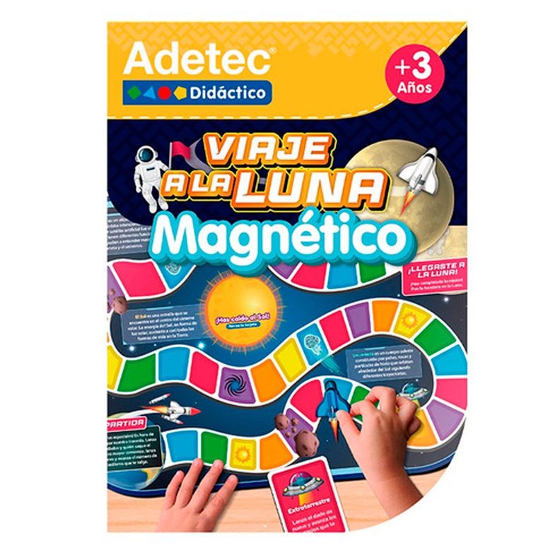 Juego De Mesa Magnético Viaje A La Luna Incluye Dados-0