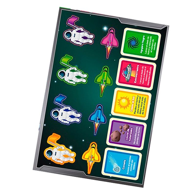 Juego De Mesa Magnético Viaje A La Luna Incluye Dados-3
