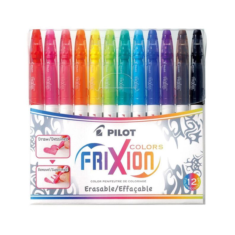 Pilot Marcadores Frixion Colors 12 Unidades Para Pintar - Borrable-0